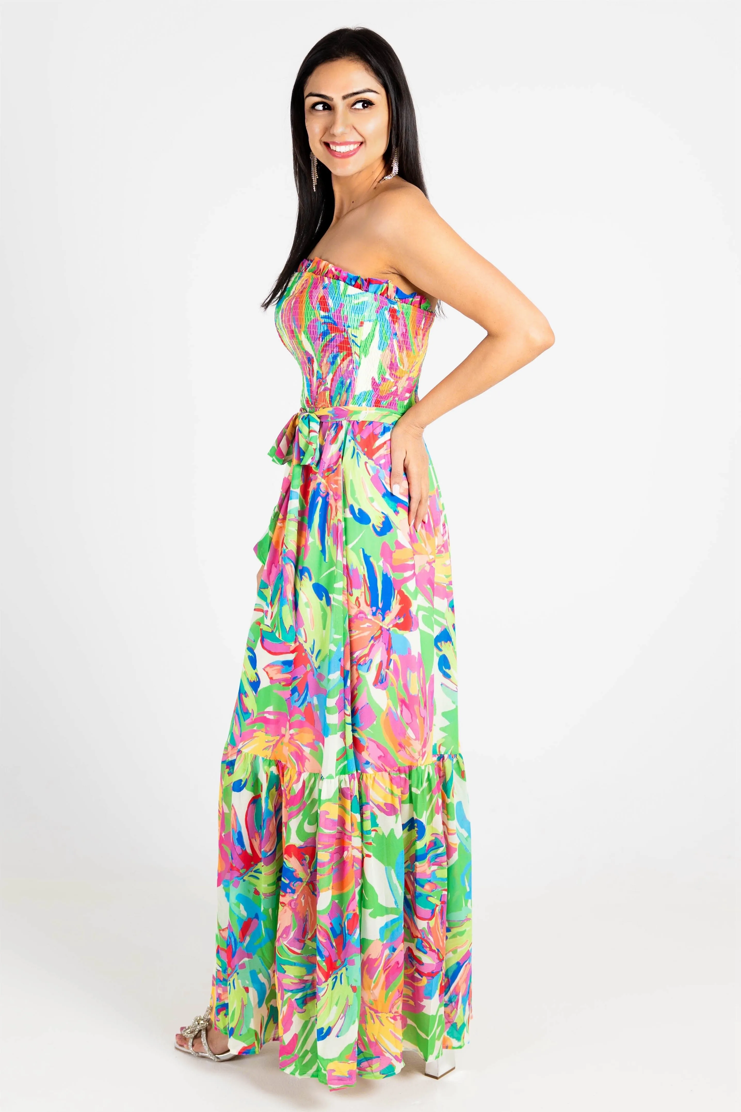 Island In The Sun Maxi Dress