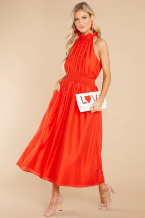 It's Destiny Red Maxi Dress