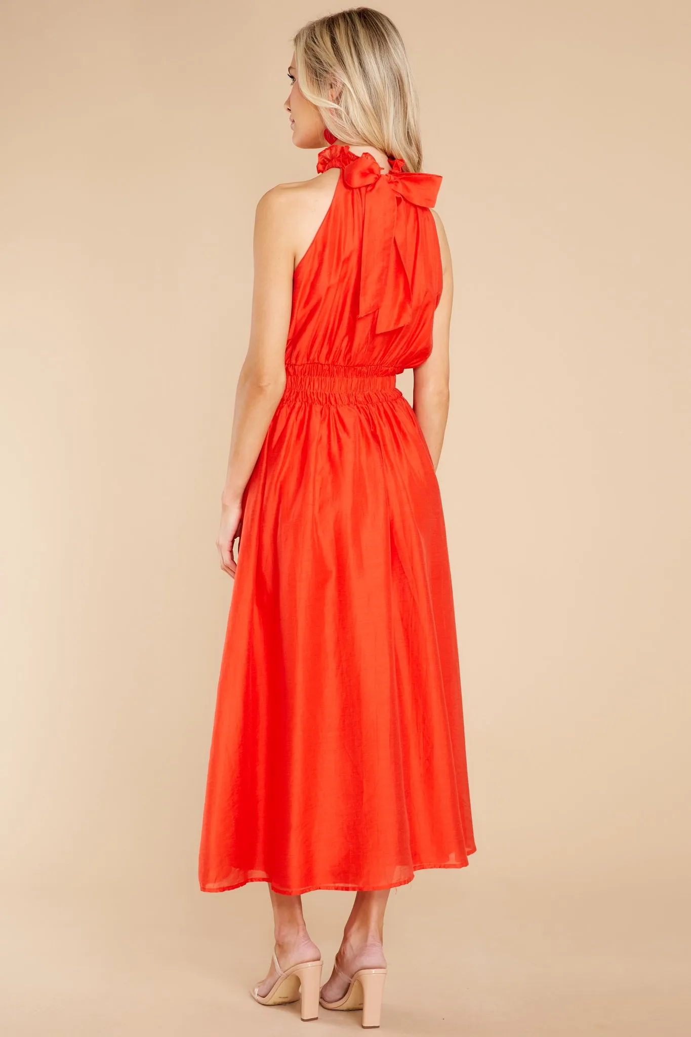 It's Destiny Red Maxi Dress