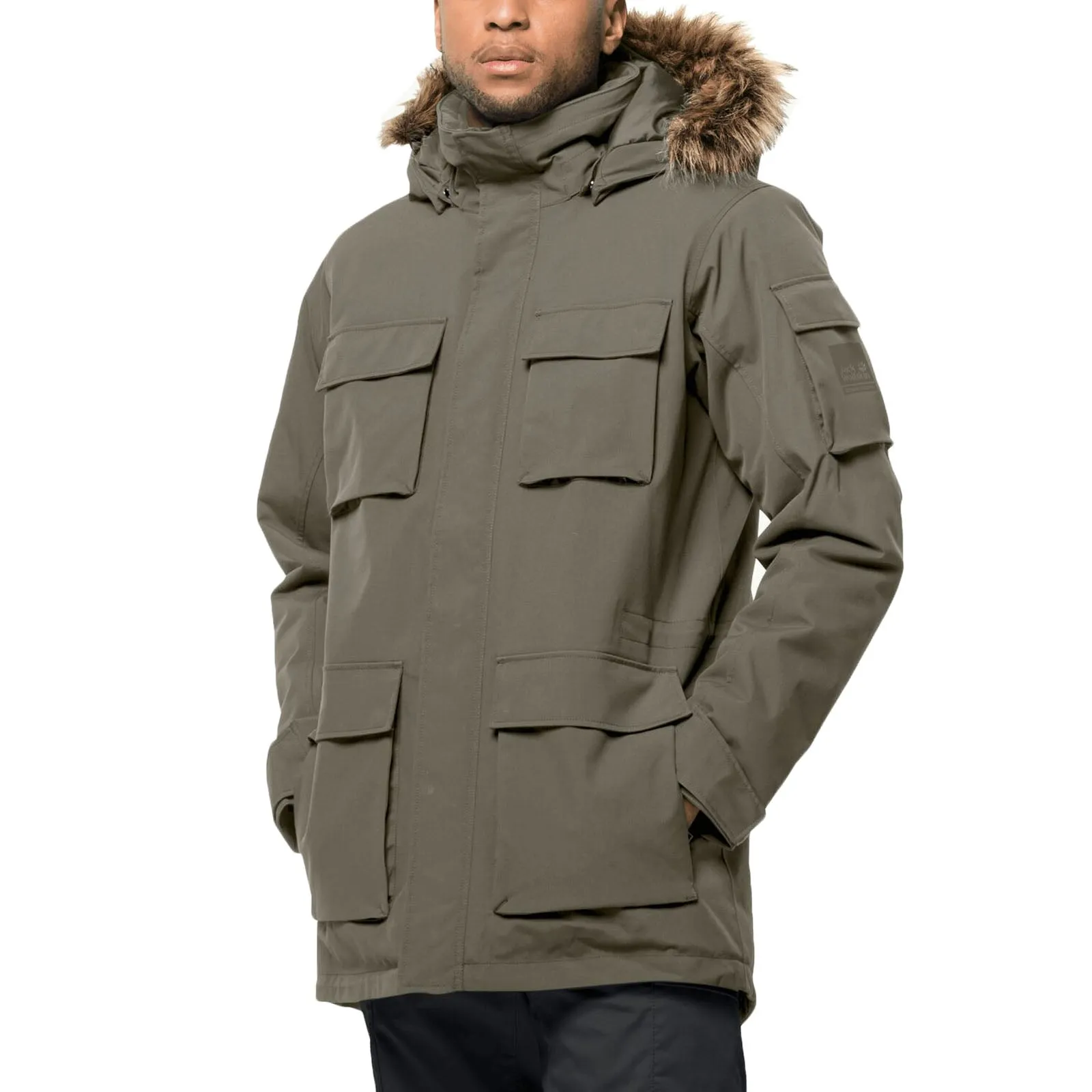 Jack Wolfskin Mens Glacier Canyon Waterproof Parka Jacket