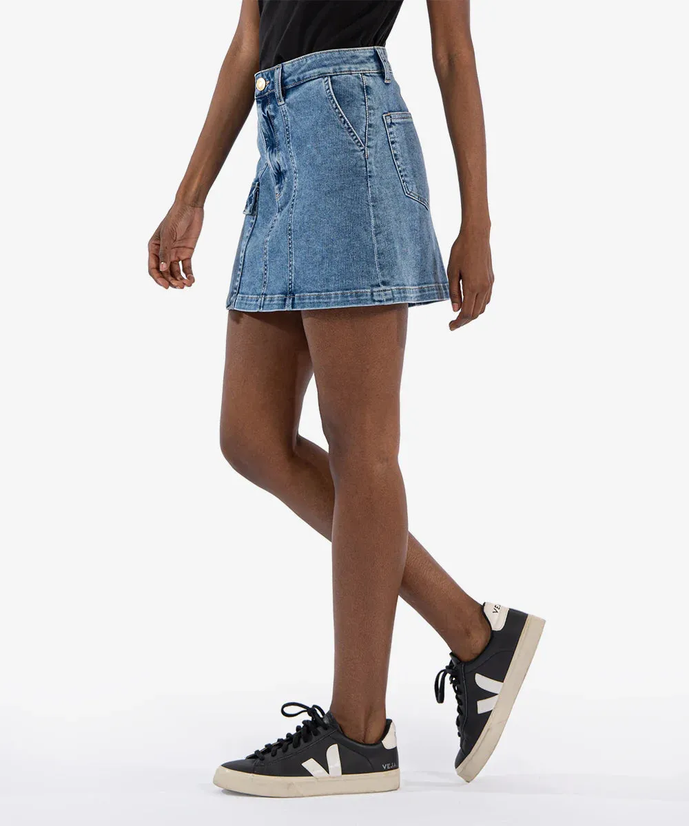 KT Zoe Denim Skirt