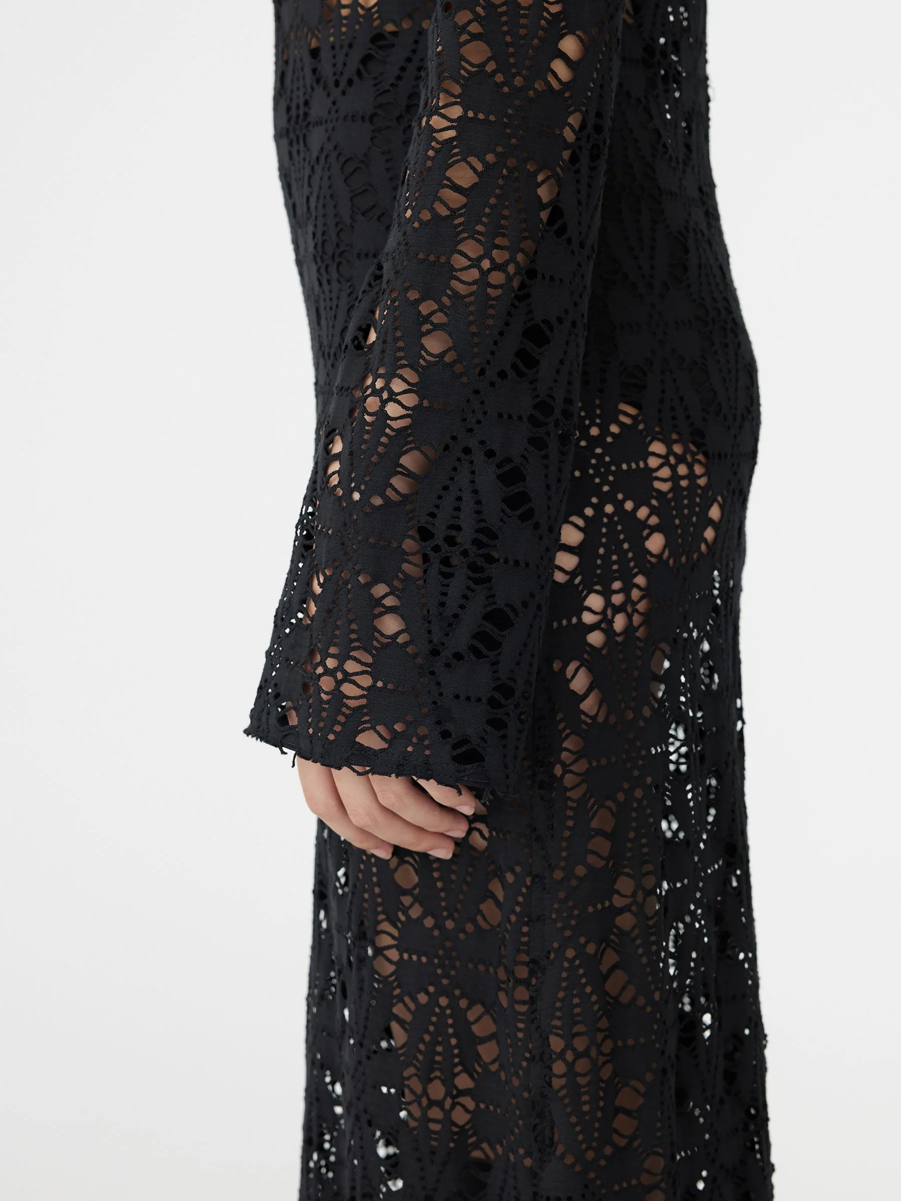 long sleeve lace dress