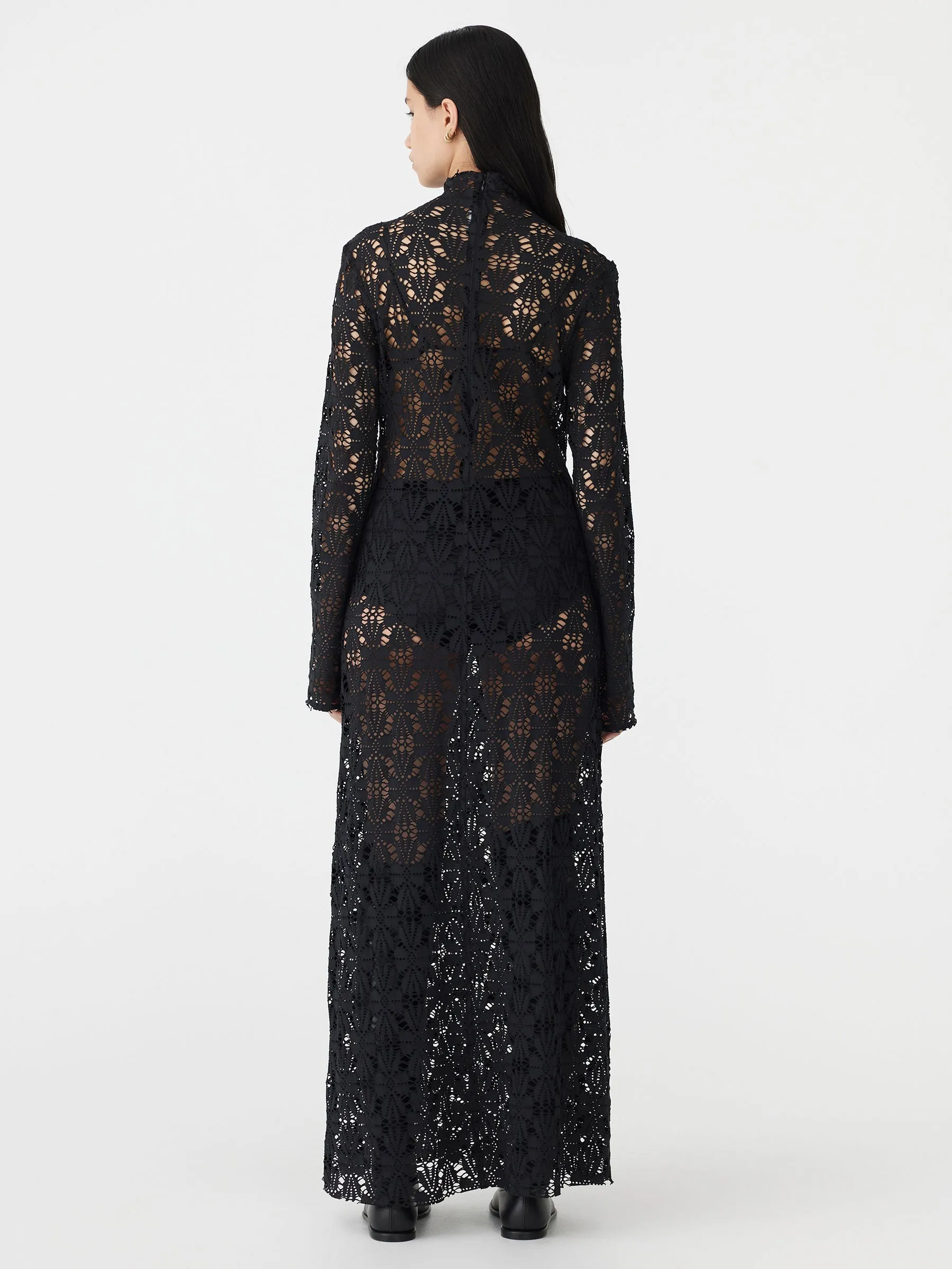 long sleeve lace dress