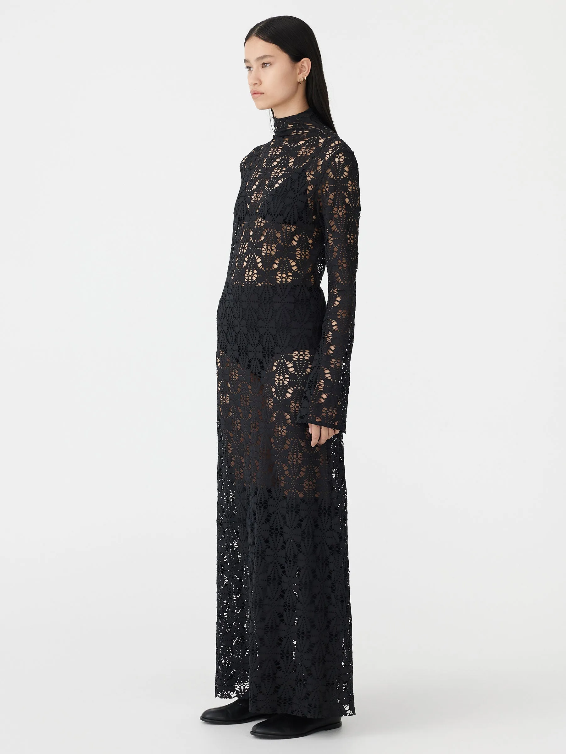 long sleeve lace dress