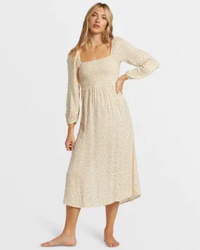 Lots Of Love Midi Dress - Hemp 2