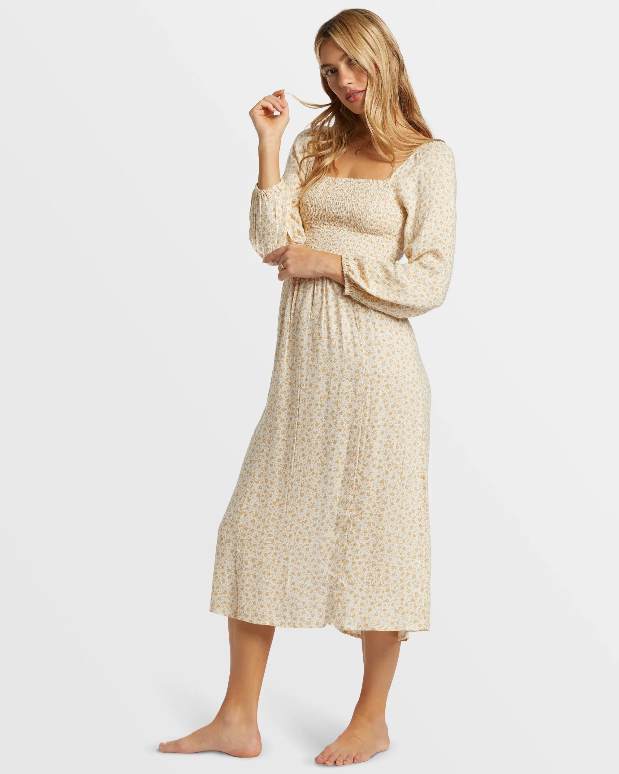 Lots Of Love Midi Dress - Hemp 2