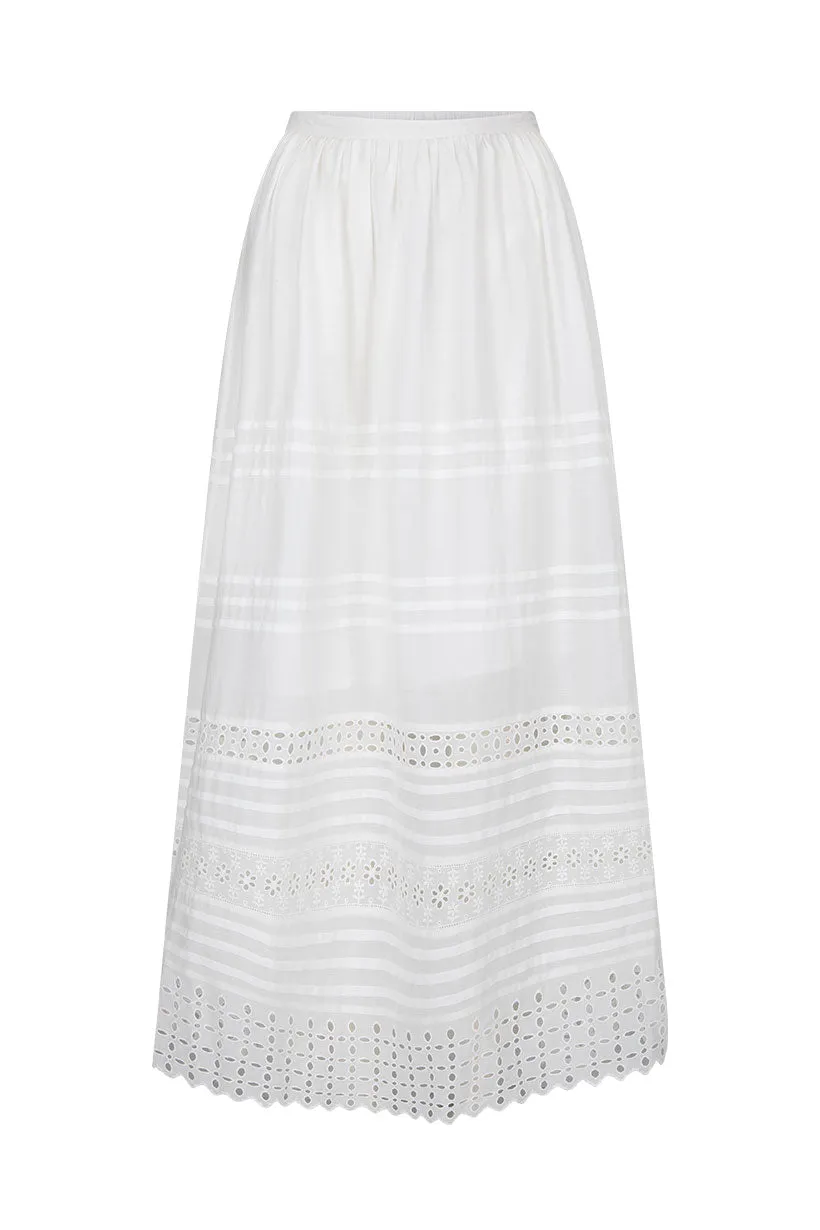 Love in the Afternoon Lace Maxi Skirt