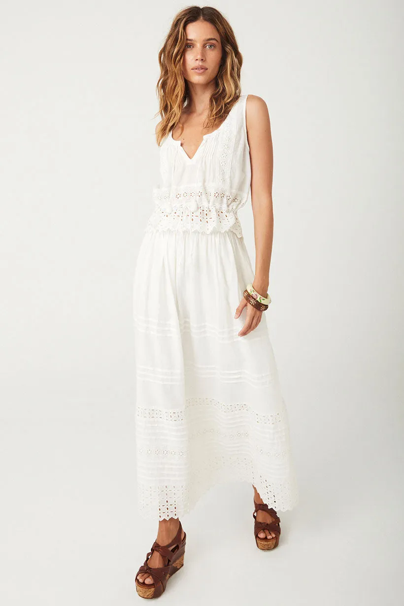 Love in the Afternoon Lace Maxi Skirt