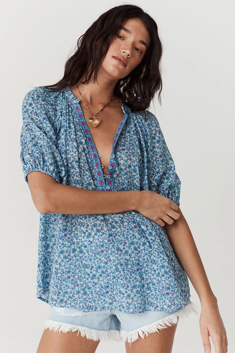 Love Jetty Short Sleeve Blouse