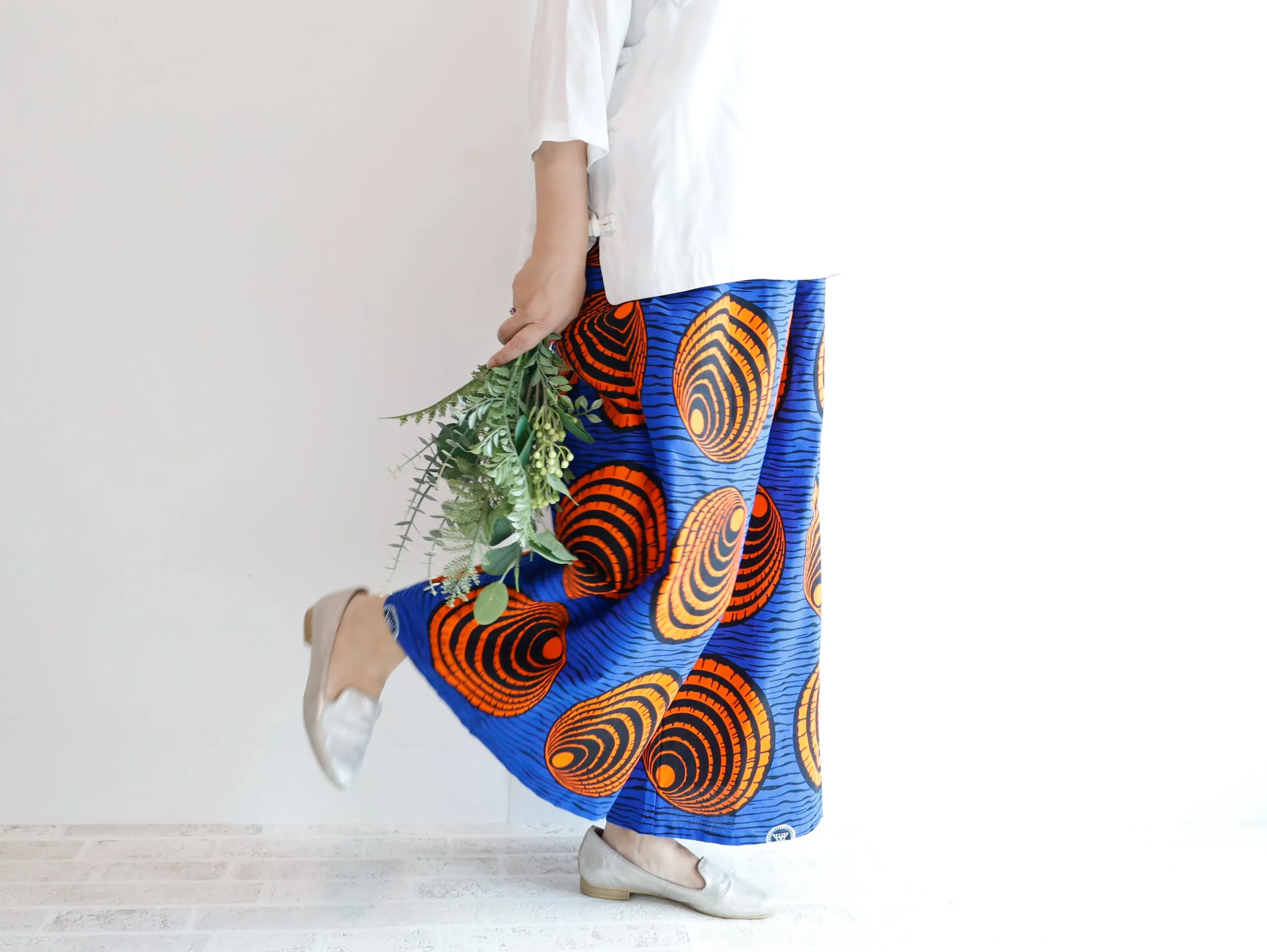 <P15-040>  AFRICAN PRINT Gaucho