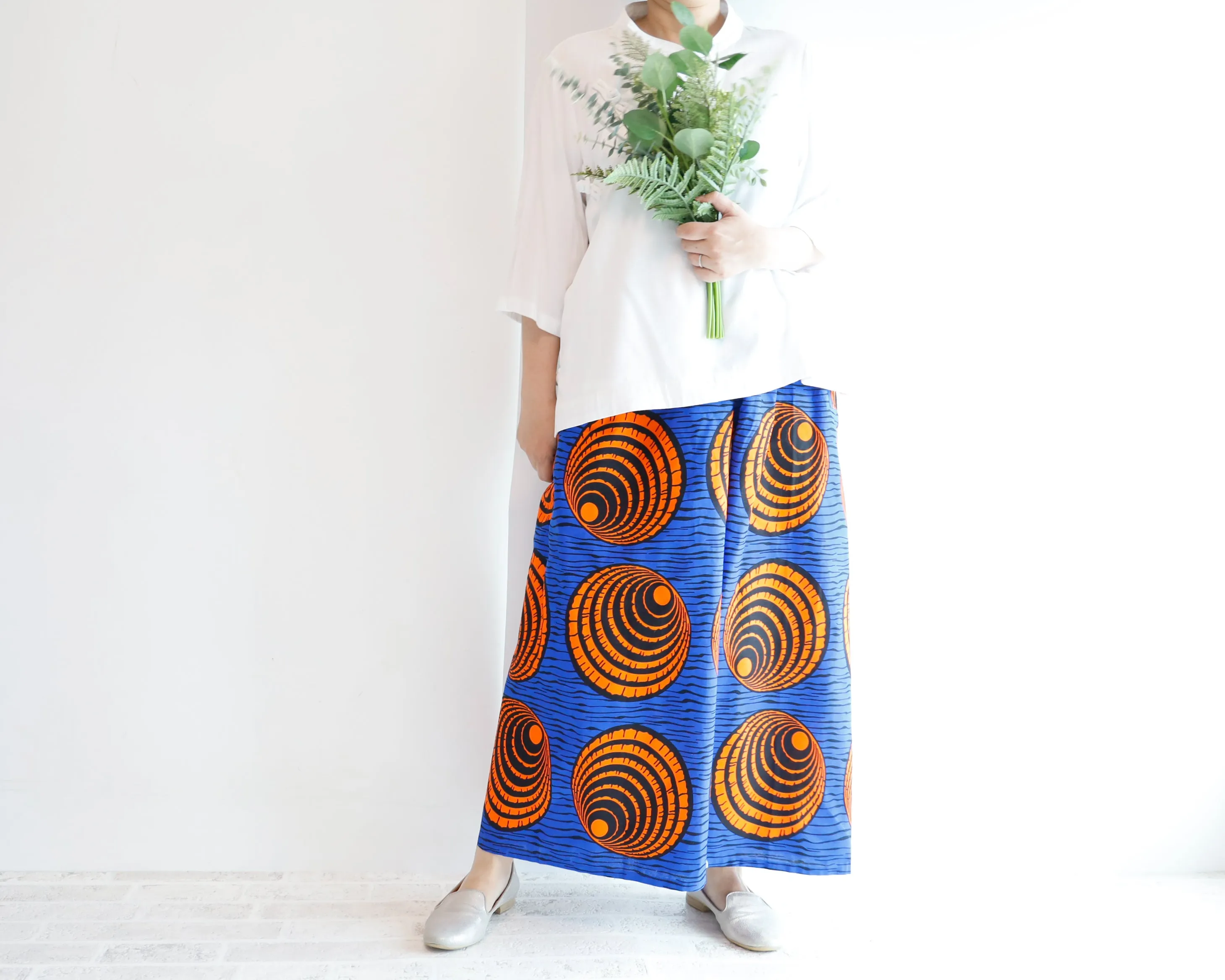 <P15-040>  AFRICAN PRINT Gaucho