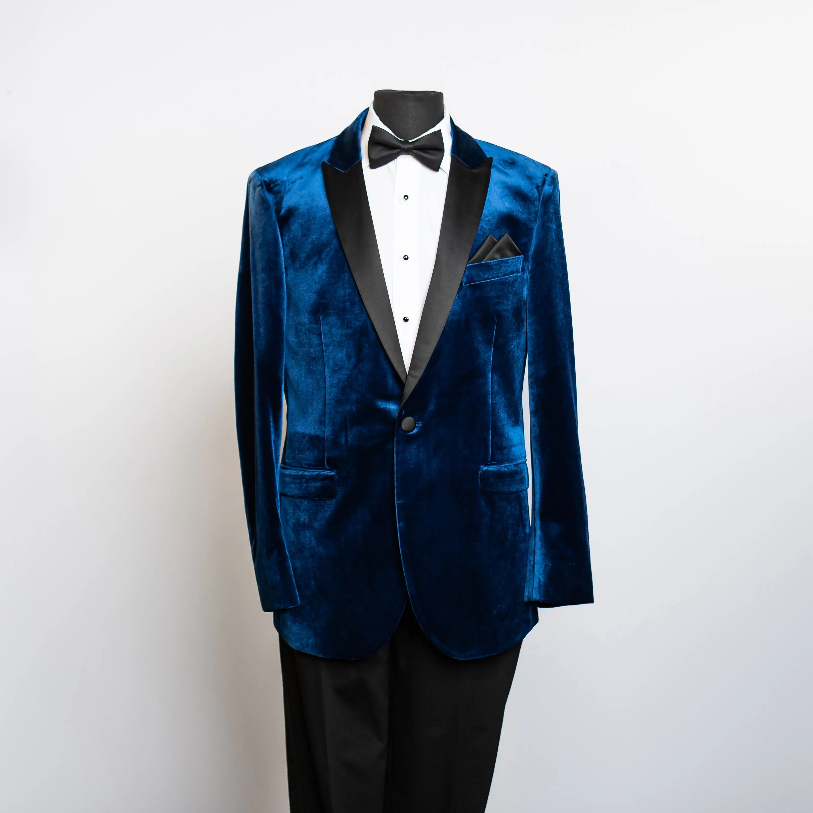 Match Crazy Coat - Blue Velvet