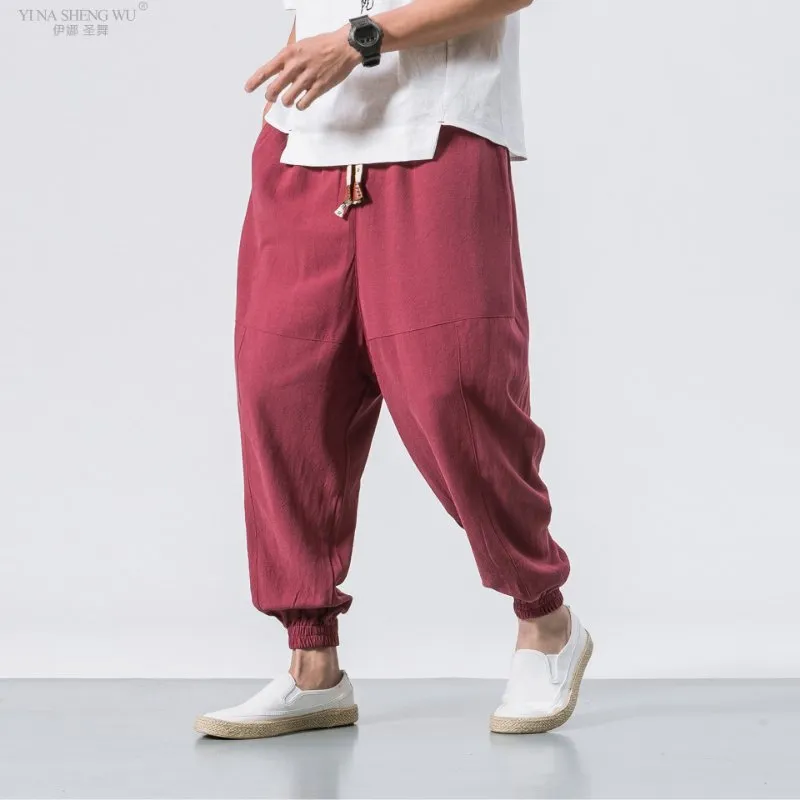 Men's Japanese Casual Harem Trousers