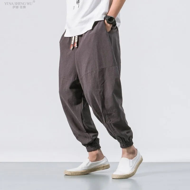 Men's Japanese Casual Harem Trousers