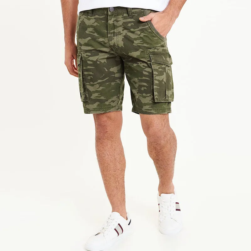 Men's Summer Camouflage Cargo Shorts