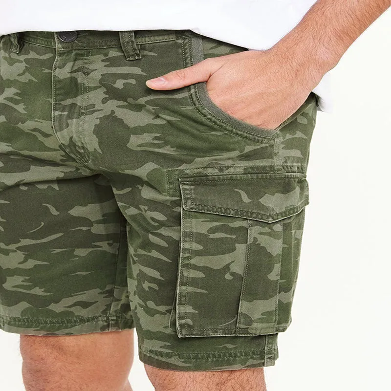 Men's Summer Camouflage Cargo Shorts