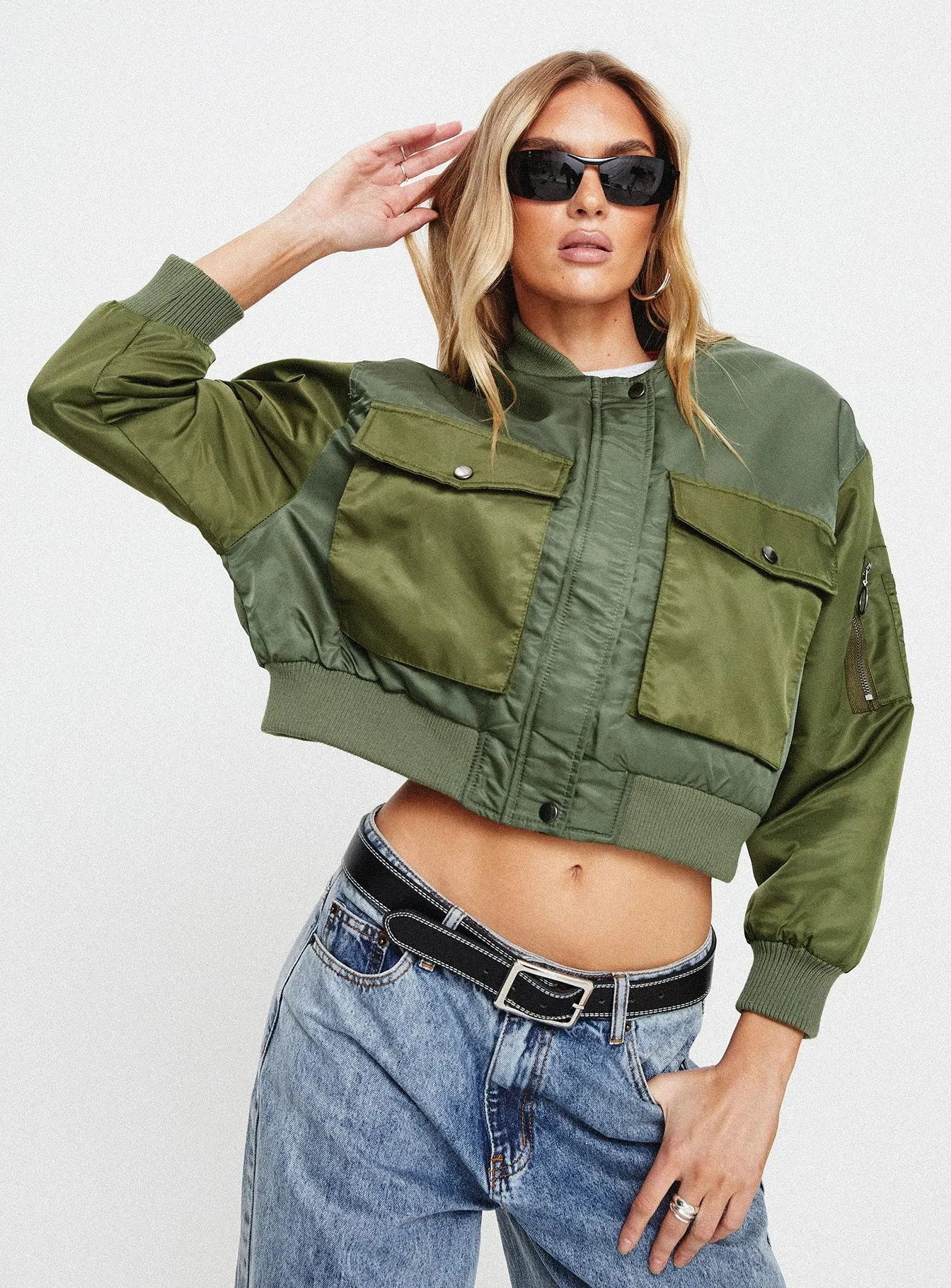 Milener Utility Bomber Jacket Olive