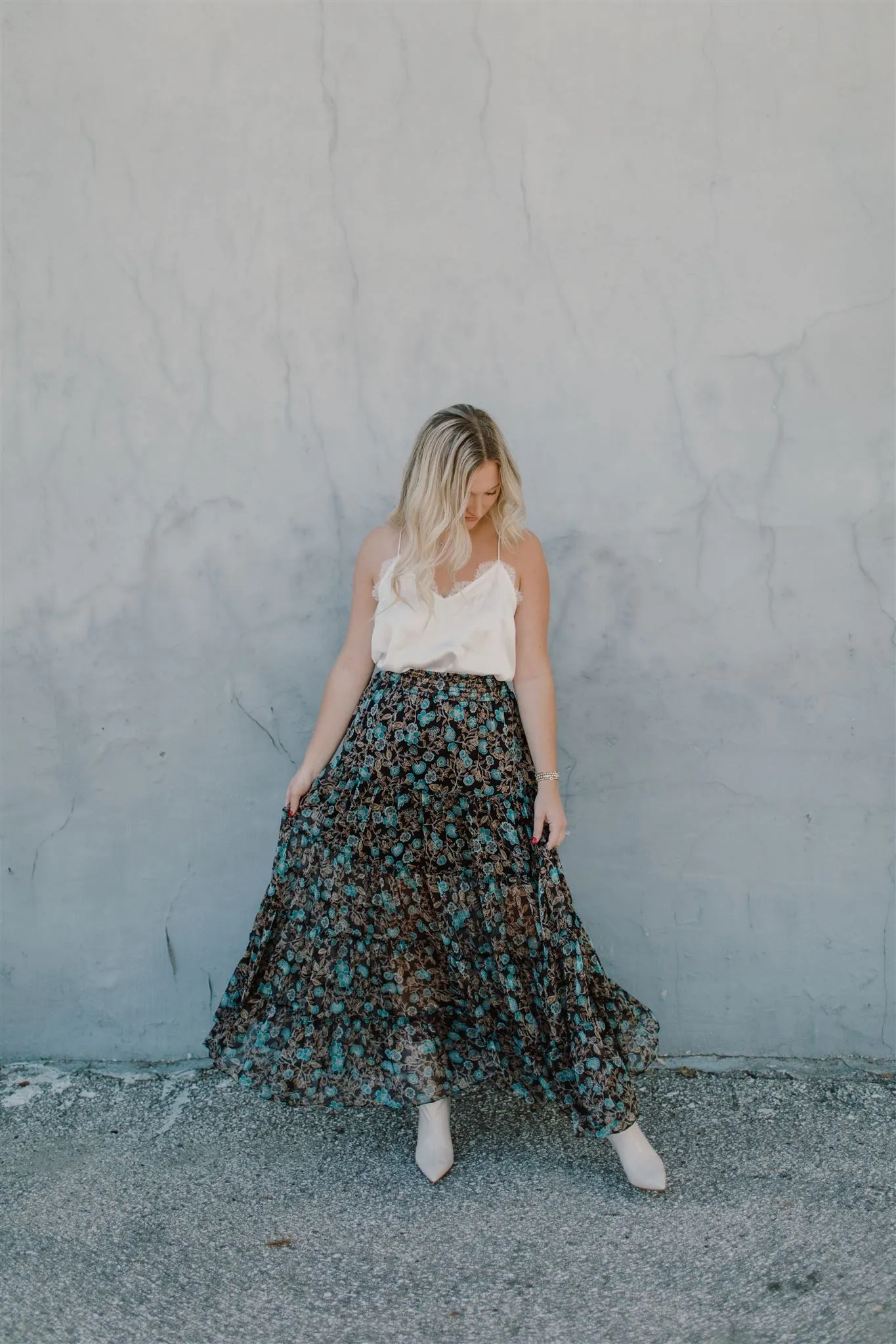 Misa - Ananda Skirt in Goldleaf Floral