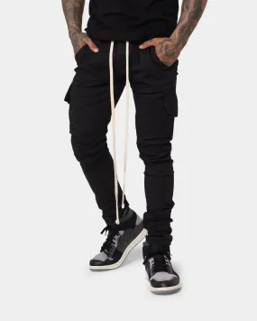 MNML Cargo Drawcord II Pants Black