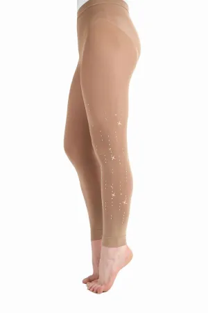 Mondor 944 Skating Tights, Footless, Genuine Swarovski Avail. 9 Colors