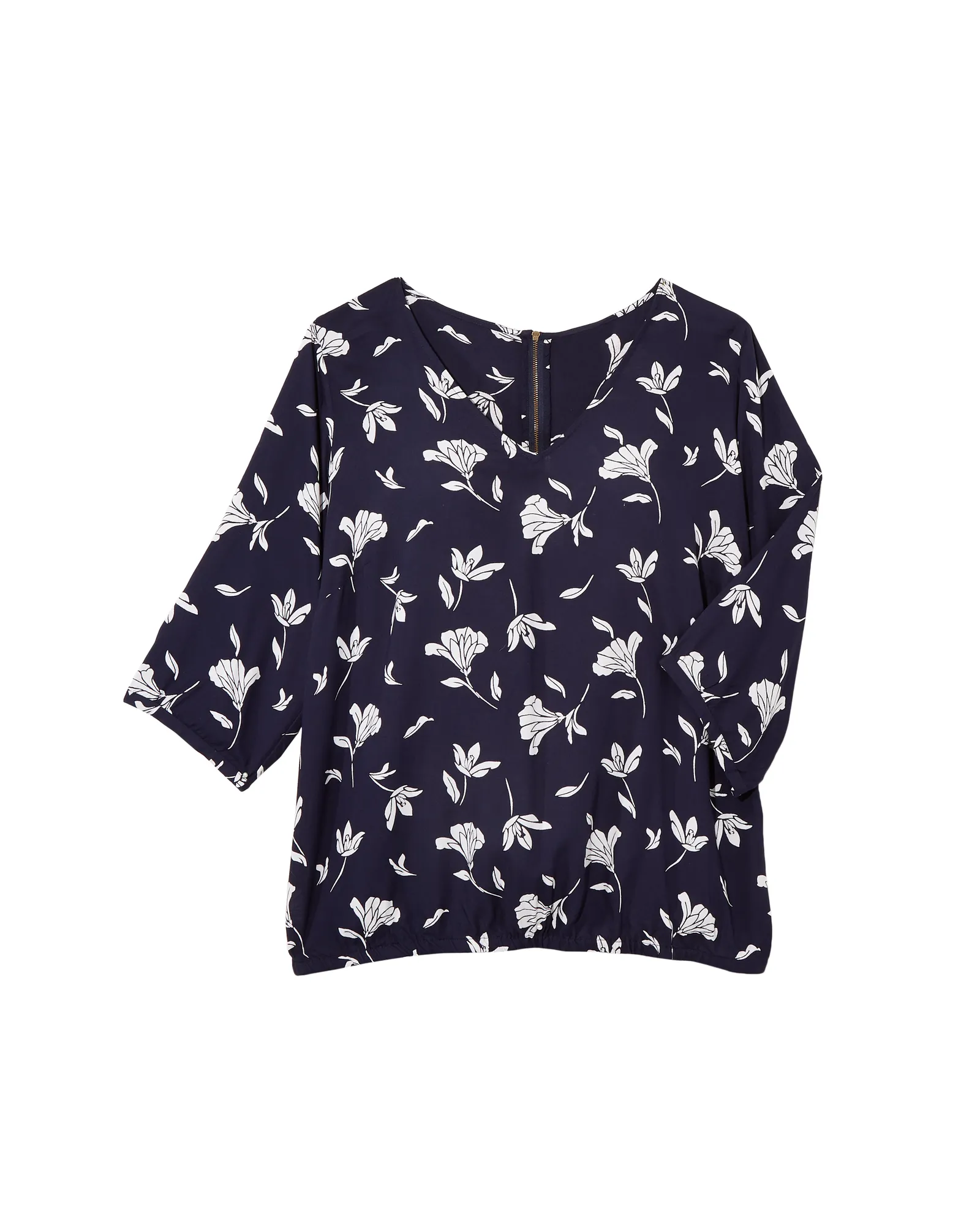 Mykki Blouse | Navy / Ivory