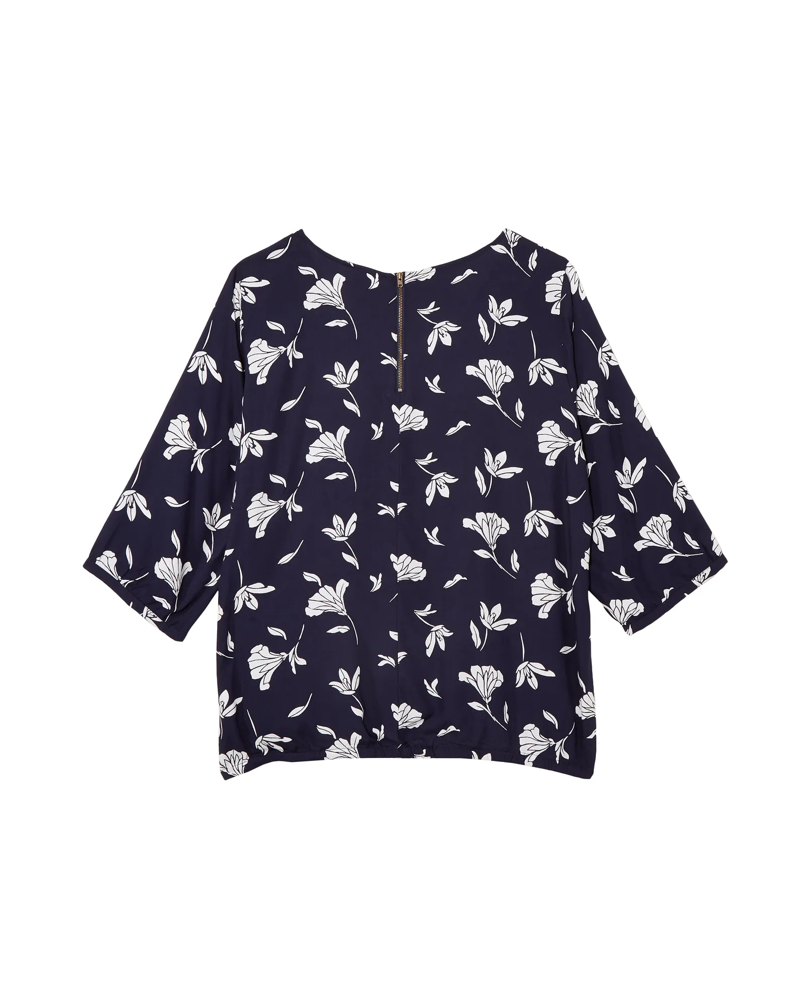 Mykki Blouse | Navy / Ivory