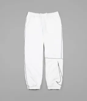 Nike SB Swoosh Track Pants - White / Black / Black