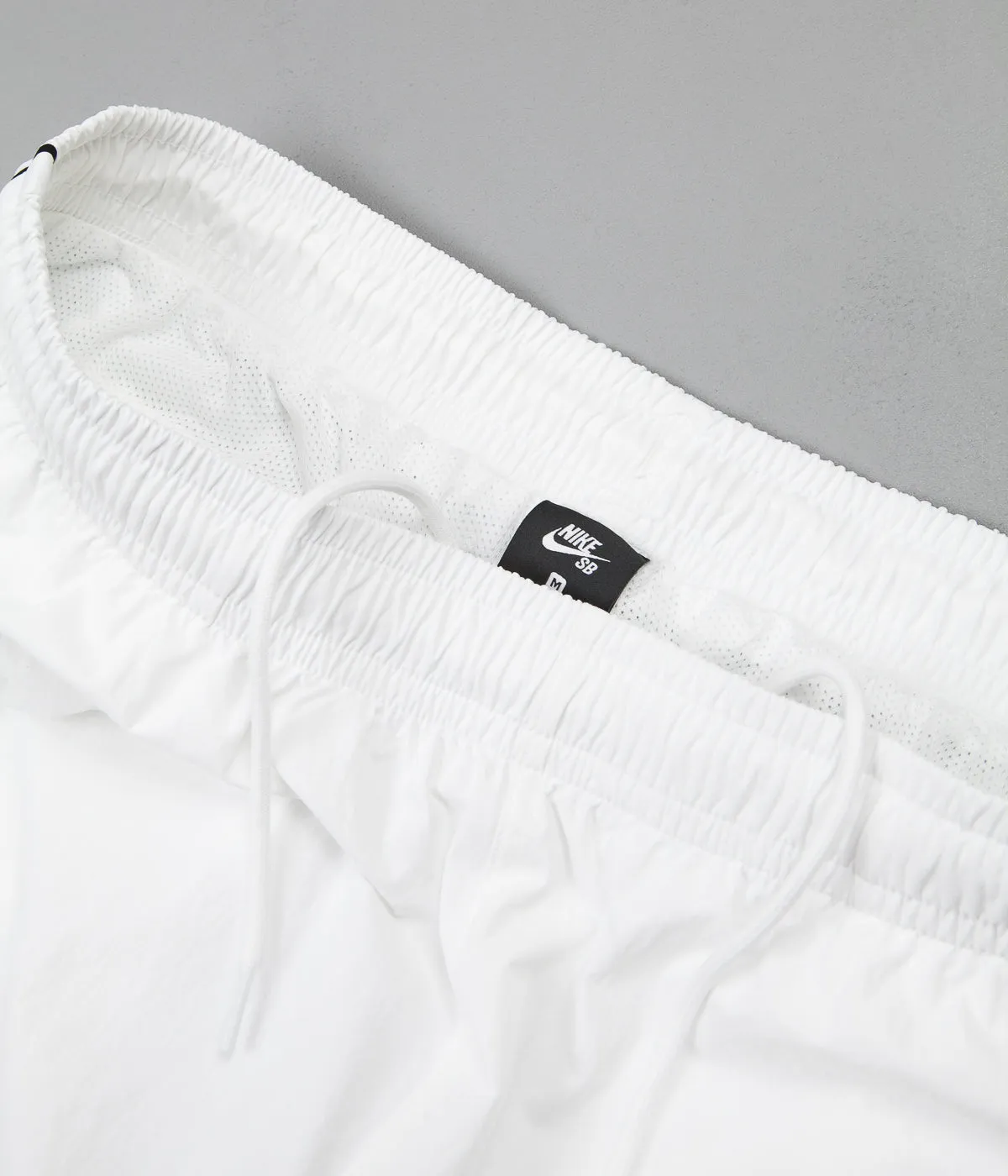 Nike SB Swoosh Track Pants - White / Black / Black