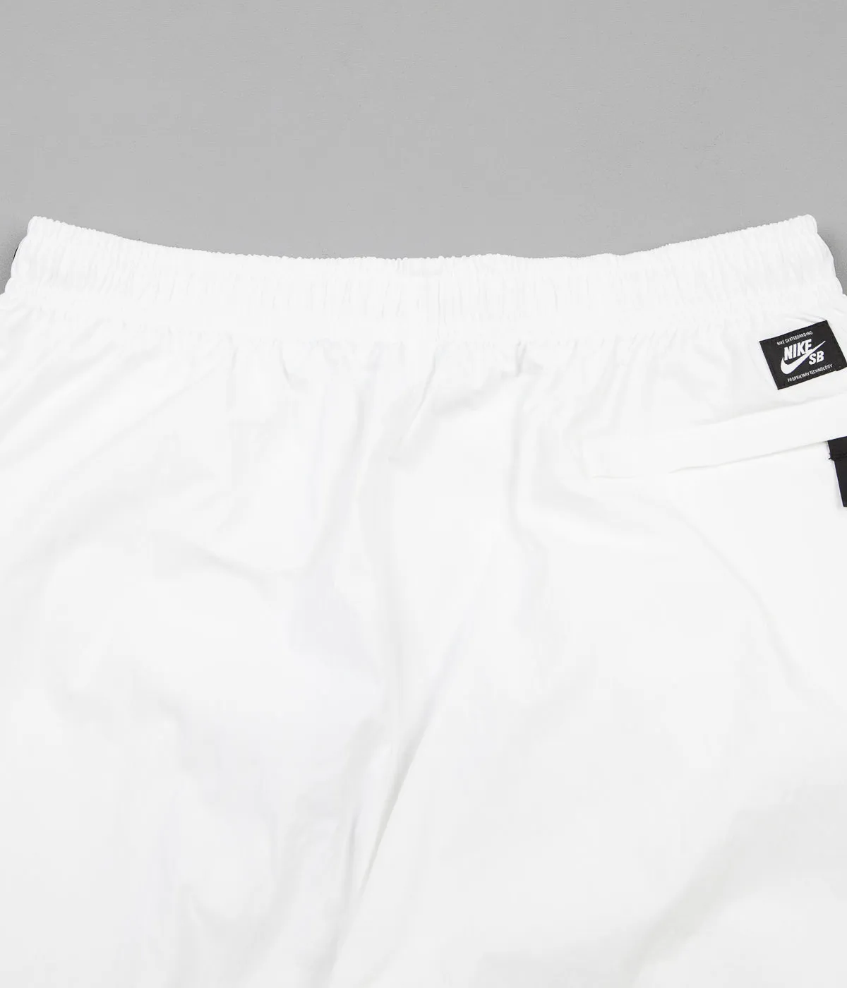 Nike SB Swoosh Track Pants - White / Black / Black