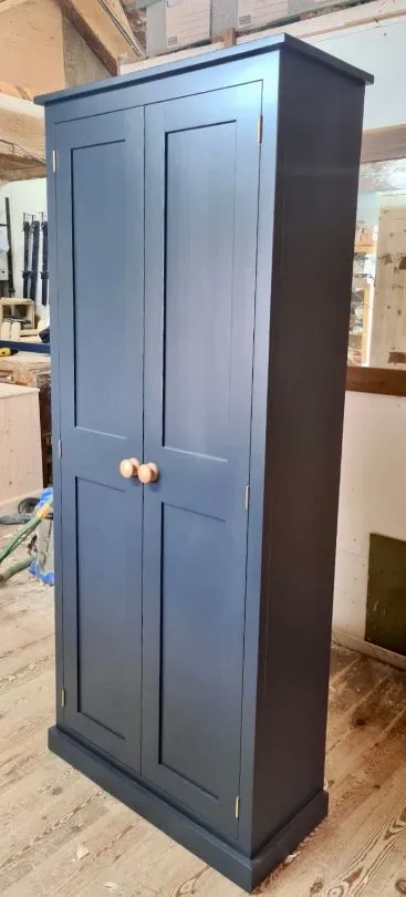 No. 3 **2 Door Entrance Hall Cloak Room Cupboard with Hooks and Shelves - ALL WIDTHS and COLOURS 📢 ADD TO CART to UNLOCK TODAYS DEAL