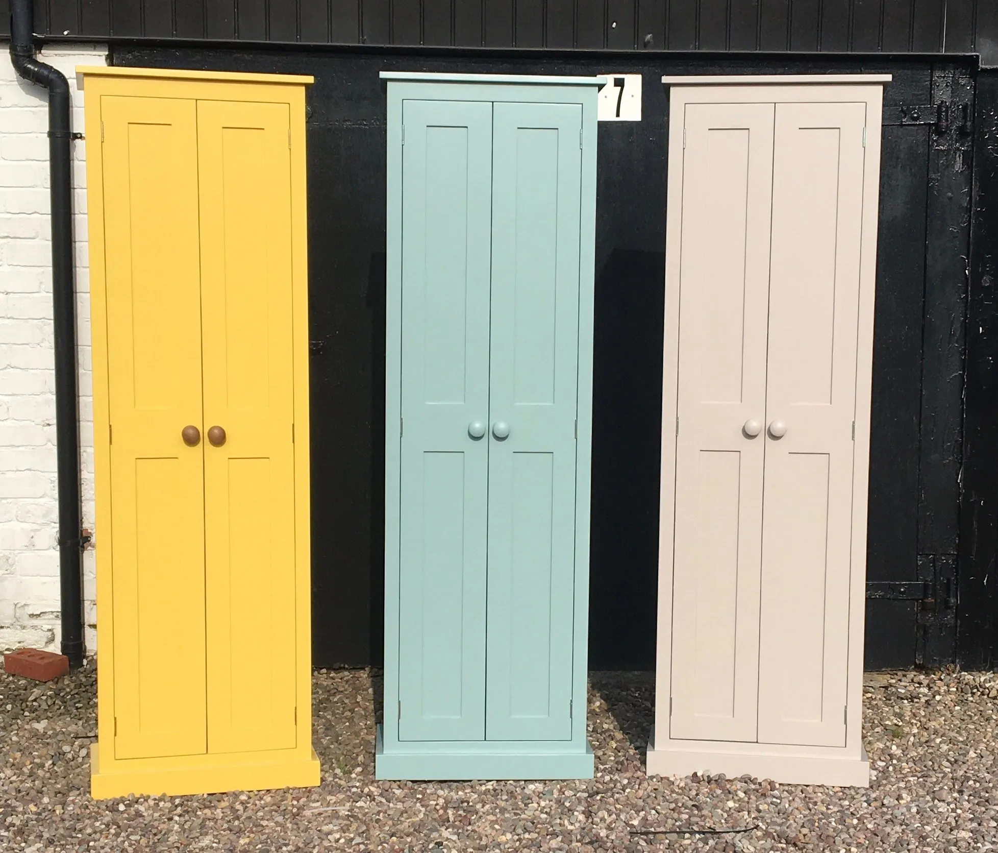 No. 3 **2 Door Entrance Hall Cloak Room Cupboard with Hooks and Shelves - ALL WIDTHS and COLOURS 📢 ADD TO CART to UNLOCK TODAYS DEAL