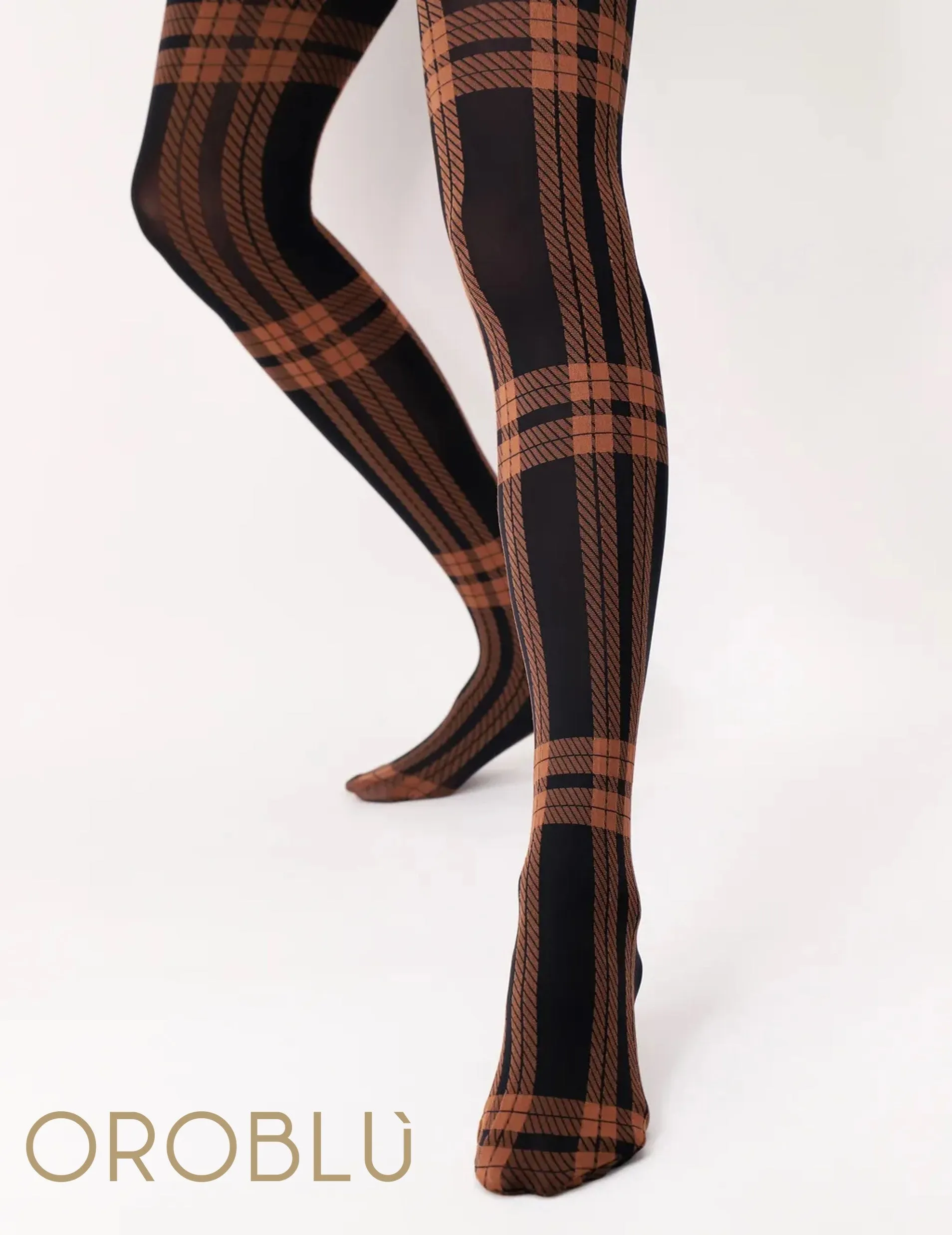 Oroblu All Colours Scottish Tight Black/Sienna VOBC67908