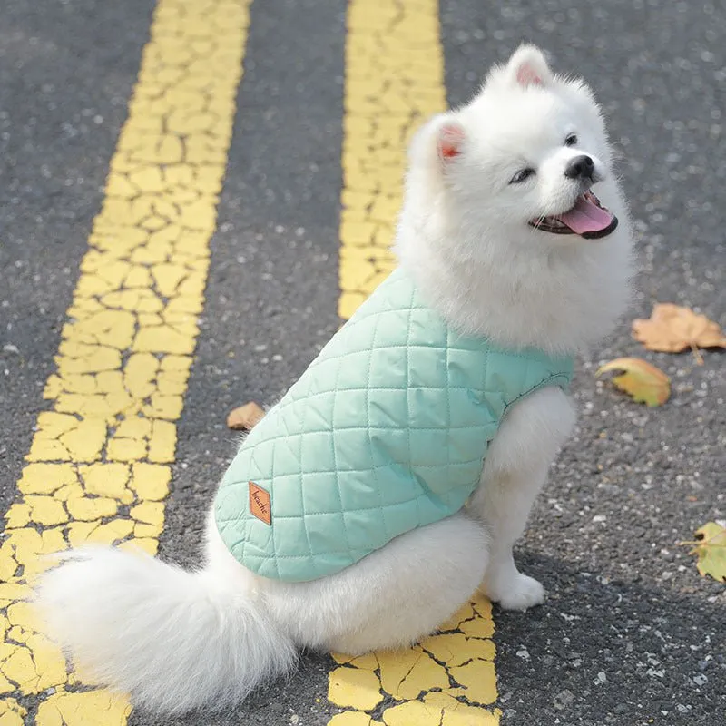 Padded Luxe Dog Vest - Green