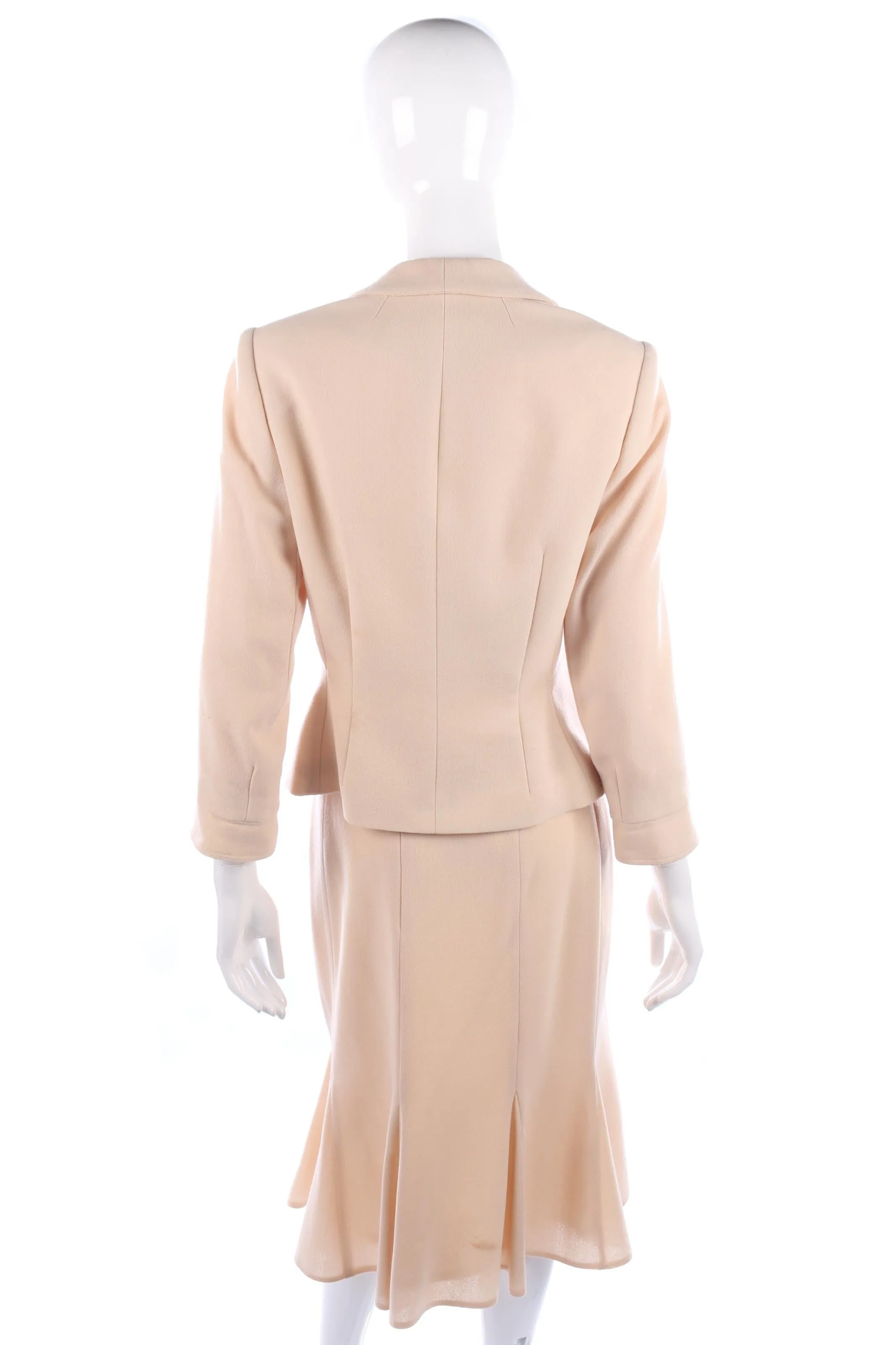 Paddy Campbell cream skirt suit