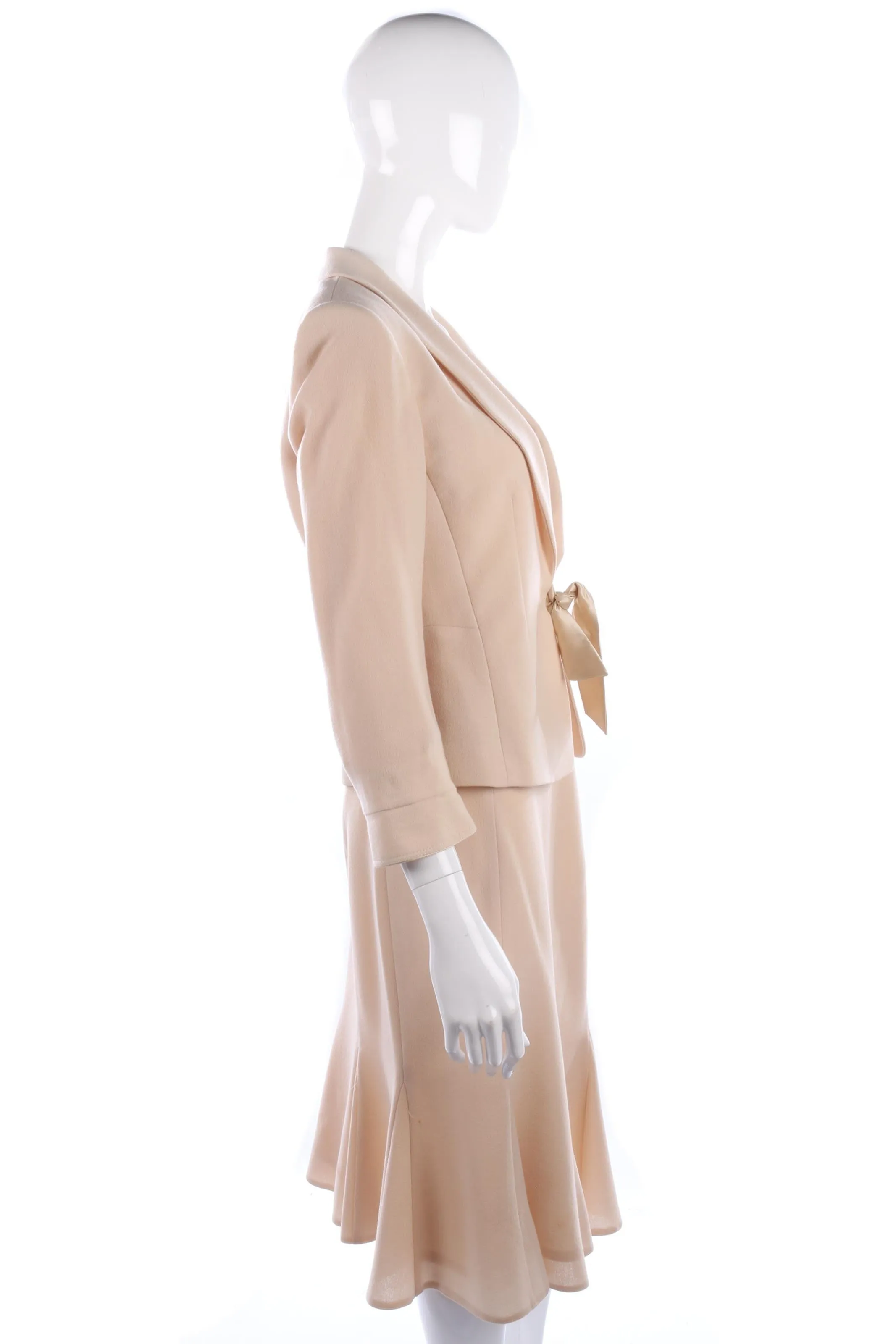 Paddy Campbell cream skirt suit