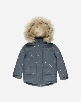 Parka Ski Jacket || Indigo Stars