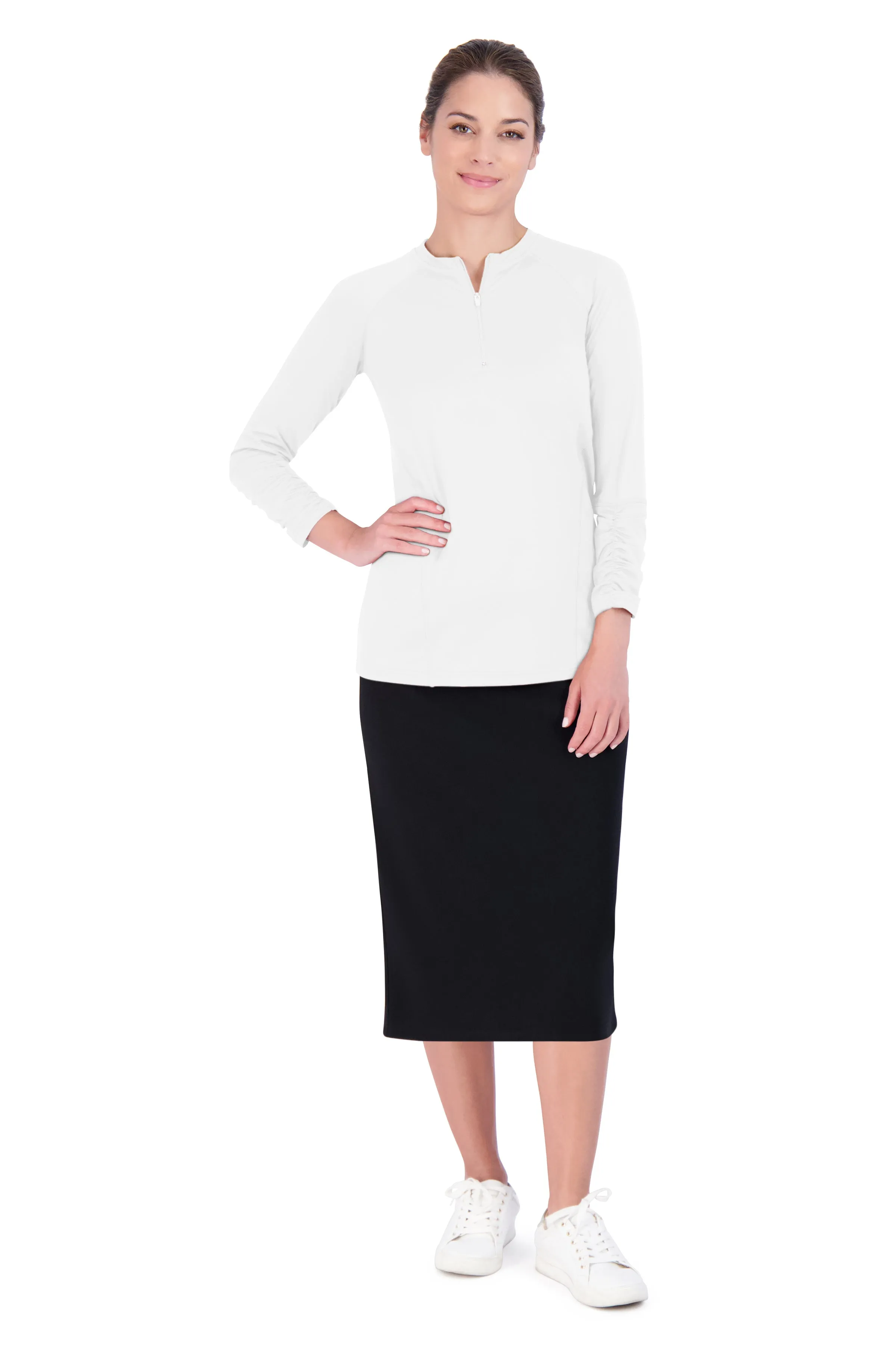 Perfect Fit Pencil Skirt 24" - Black