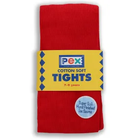 Pex Cotton Soft Tights (Red)