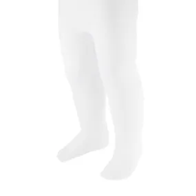 PLAIN WHITE COTTON TIGHTS (NB-12 YEARS)