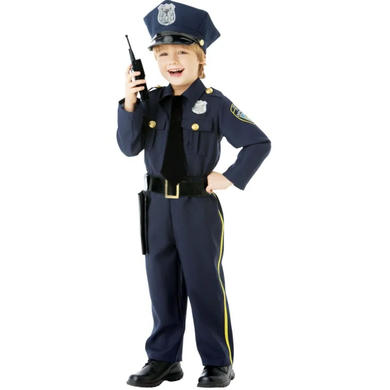 Police Officer Boys Costume