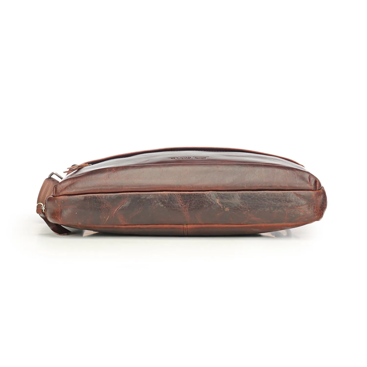 Premium Executive Leather Bag - Brown