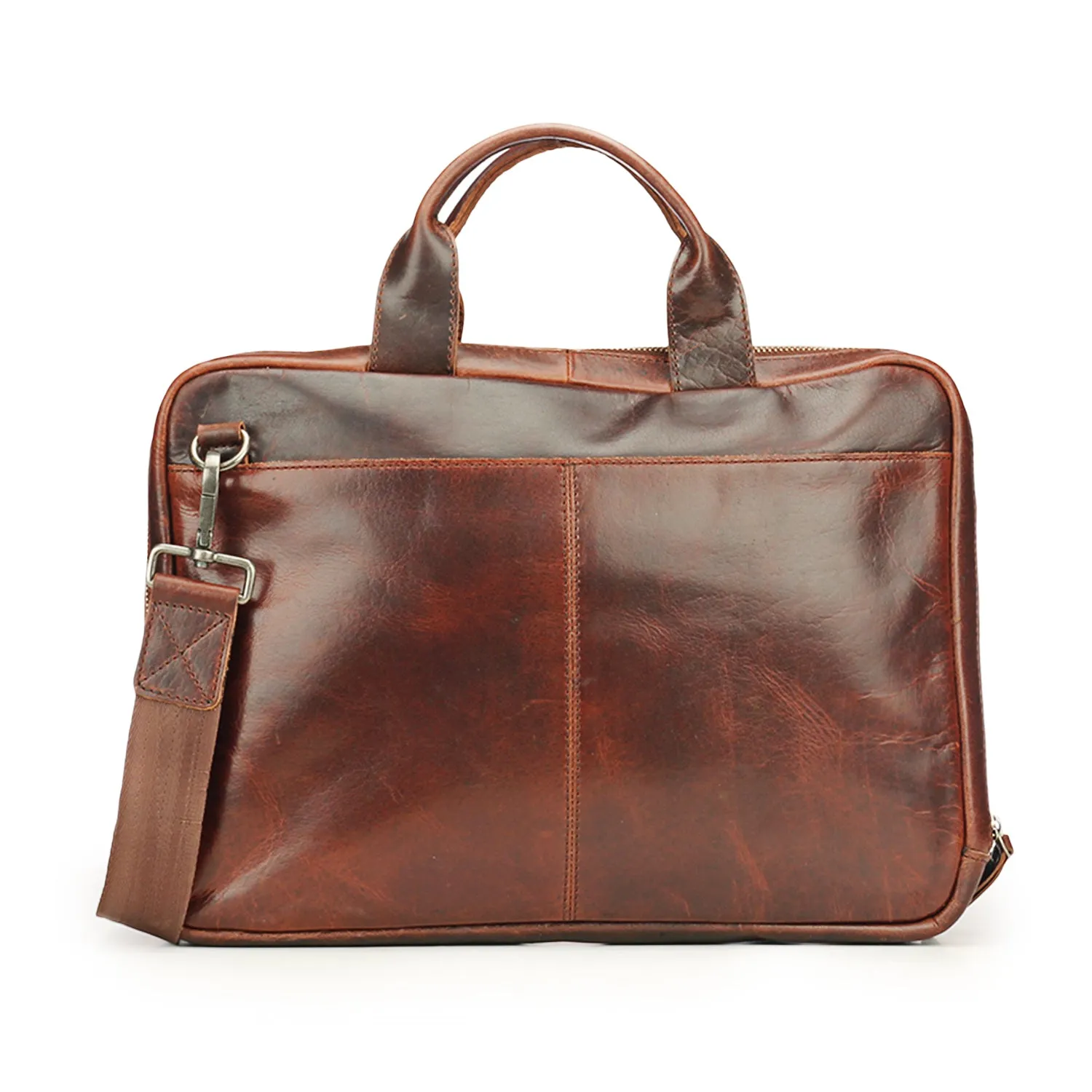 Premium Executive Leather Bag - Brown