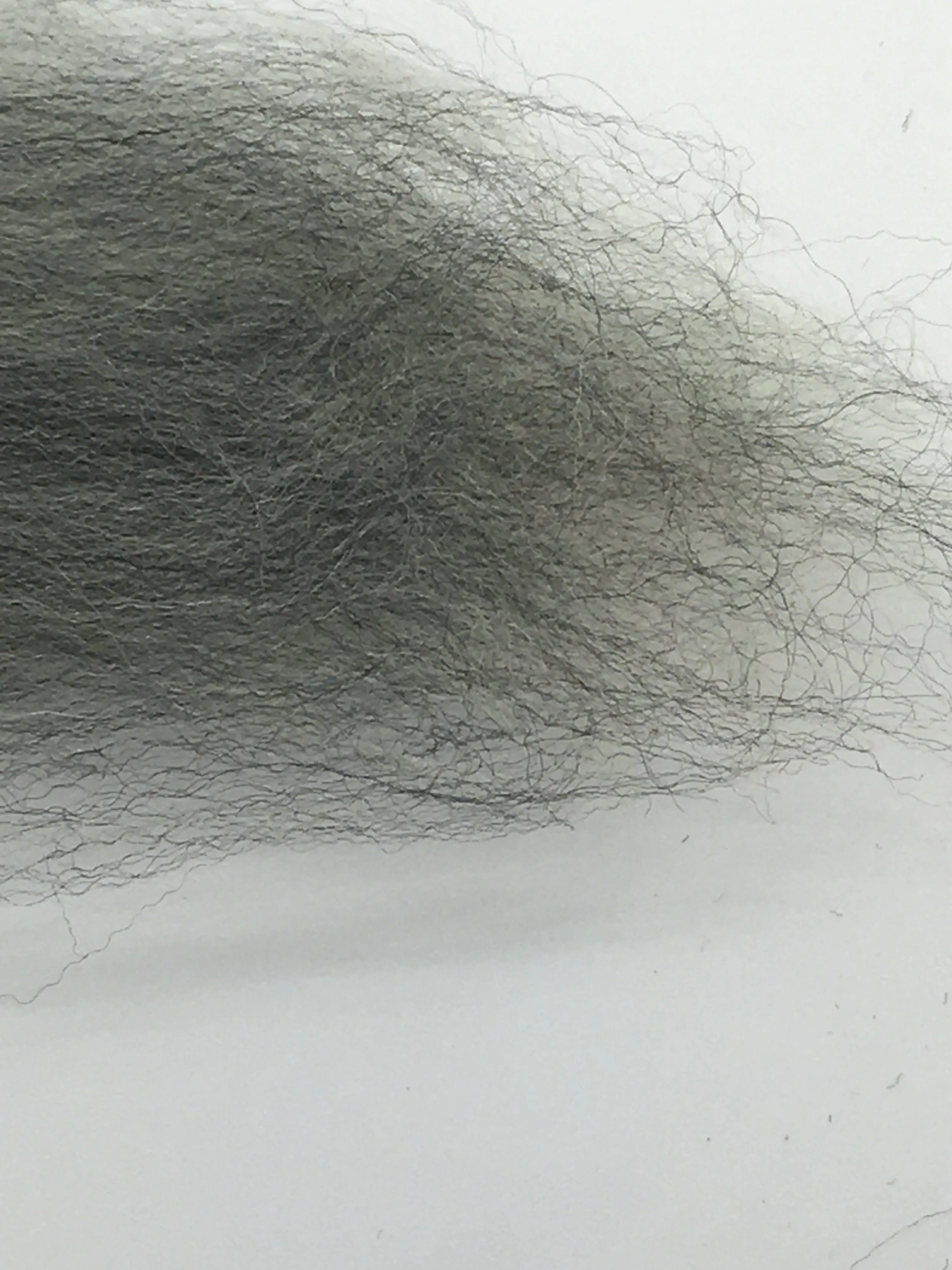 Premium Gray Wool Roving