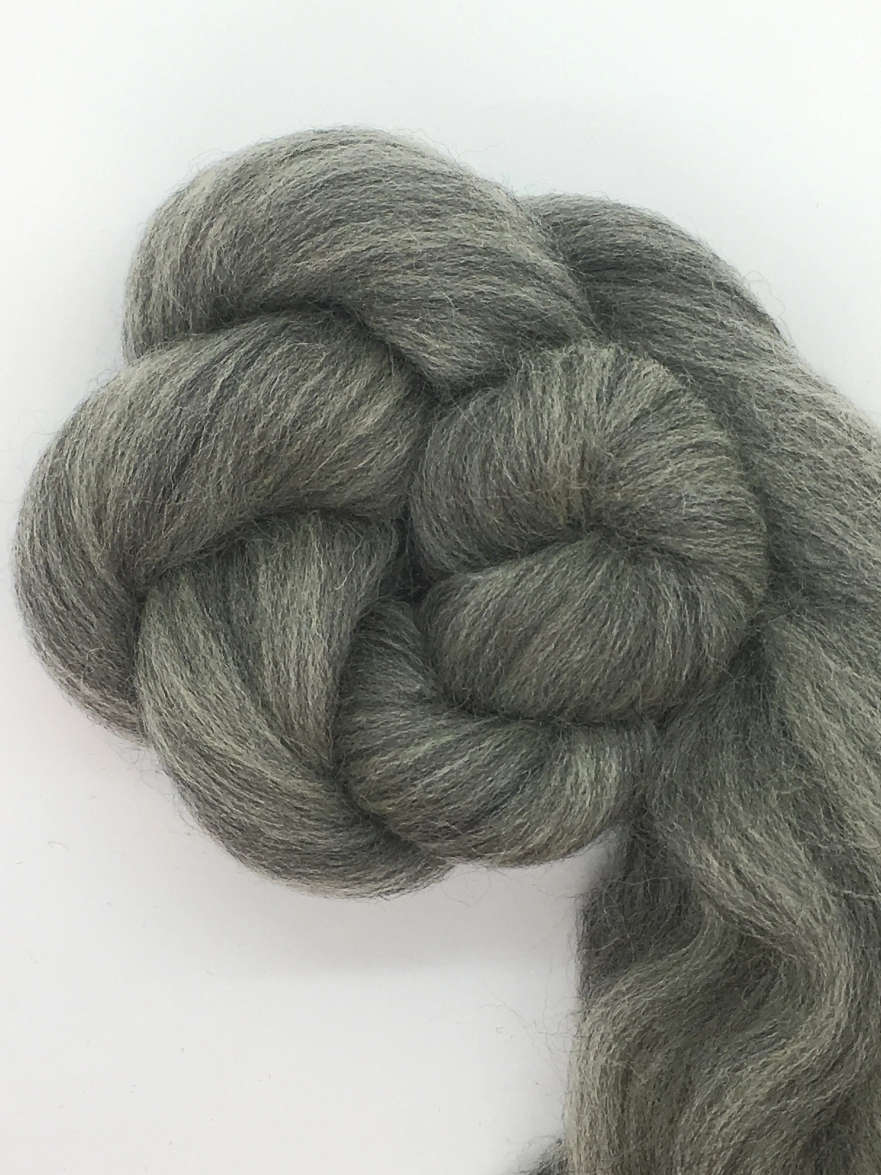 Premium Gray Wool Roving