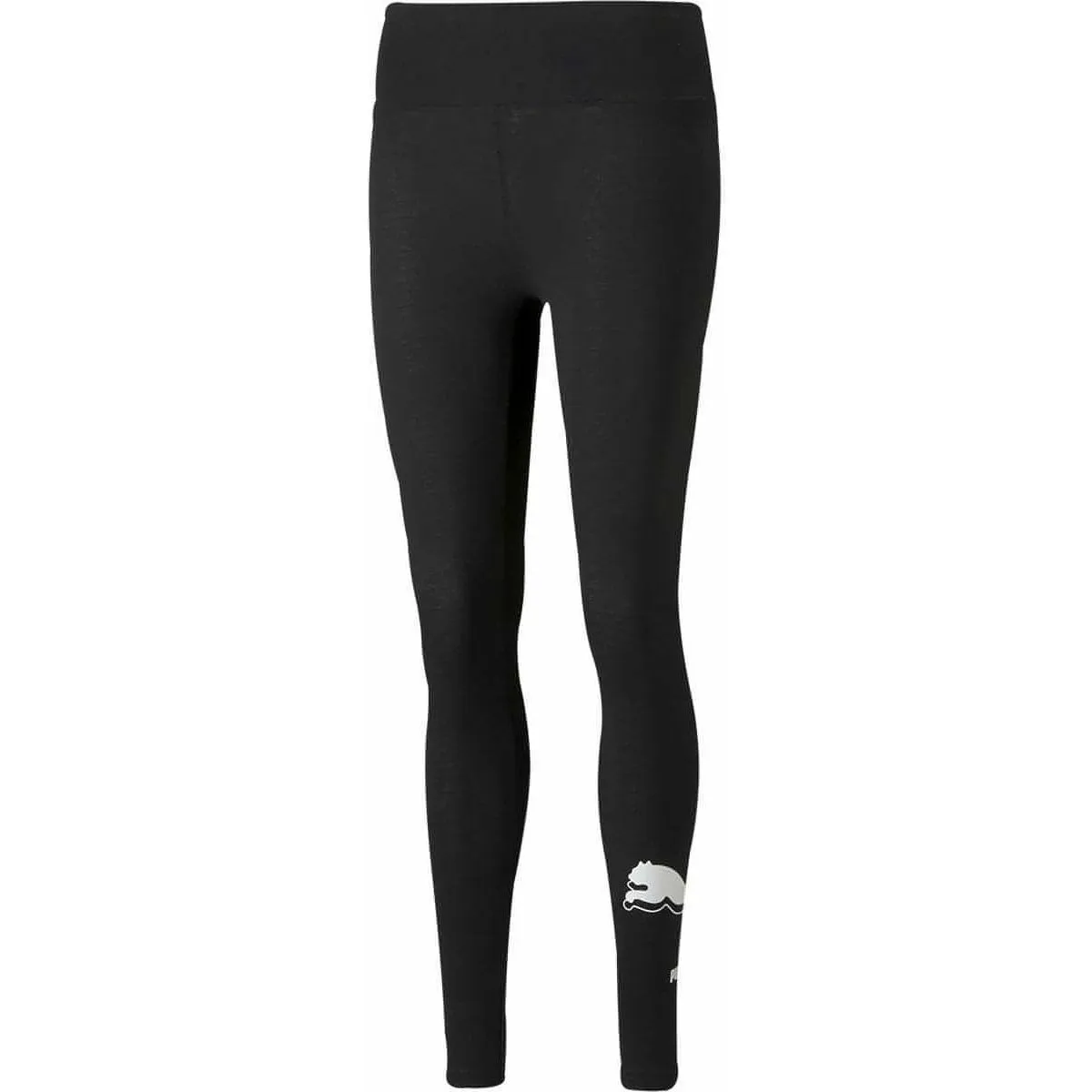 Puma Power Logo Womens Long Training Tights - Black