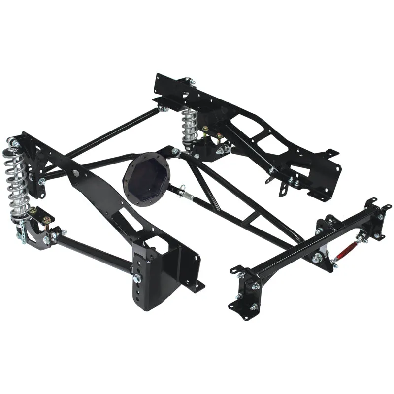 QA1 Rear Suspension Kit - Single Adjustable - 200 lb./in Spring Rate - Steel - Black Powder Coat - GM 10 Bolt - GM Full-Size Truck 1973-87