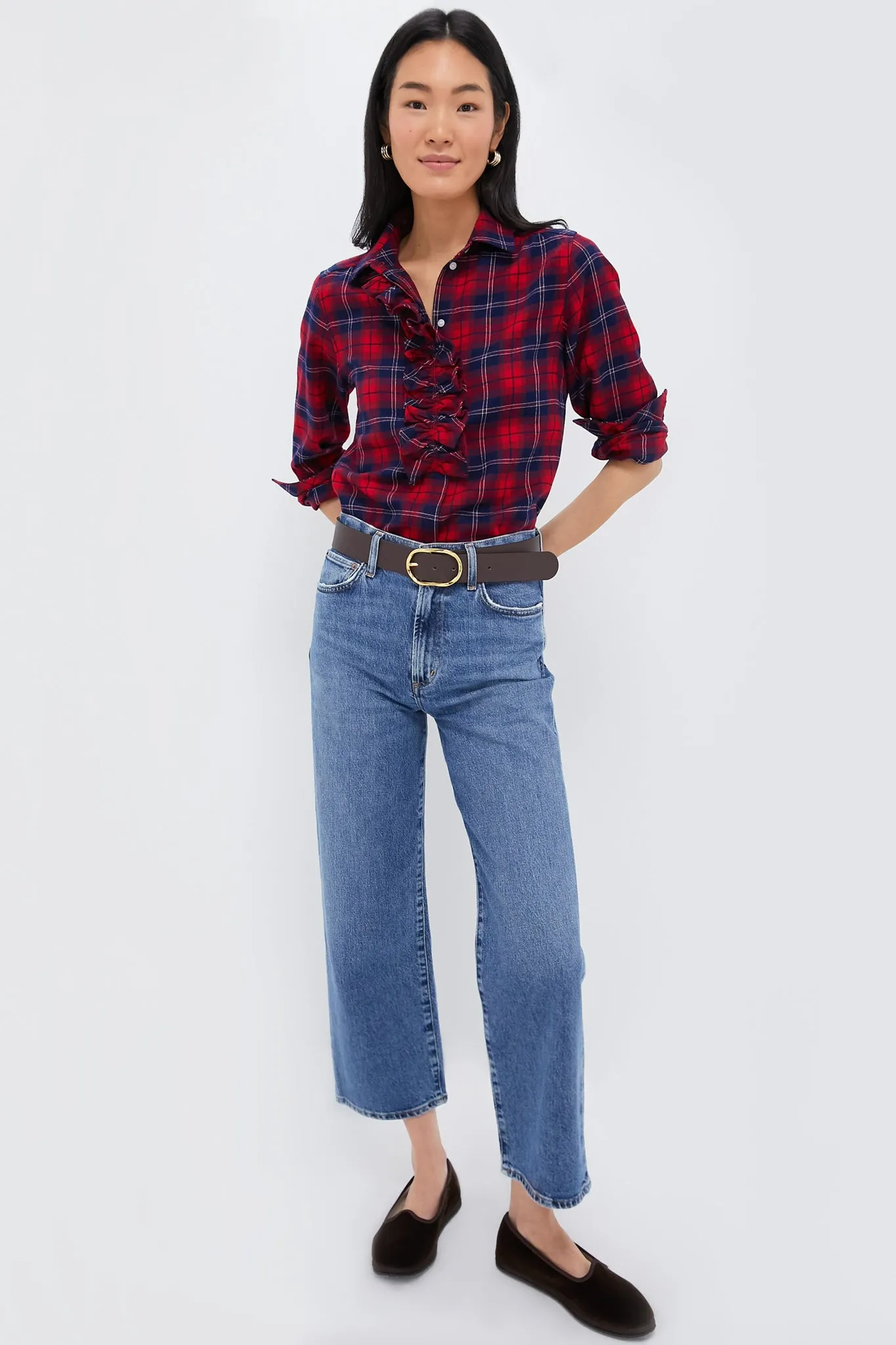 Red Plaid Beaufort Button Down