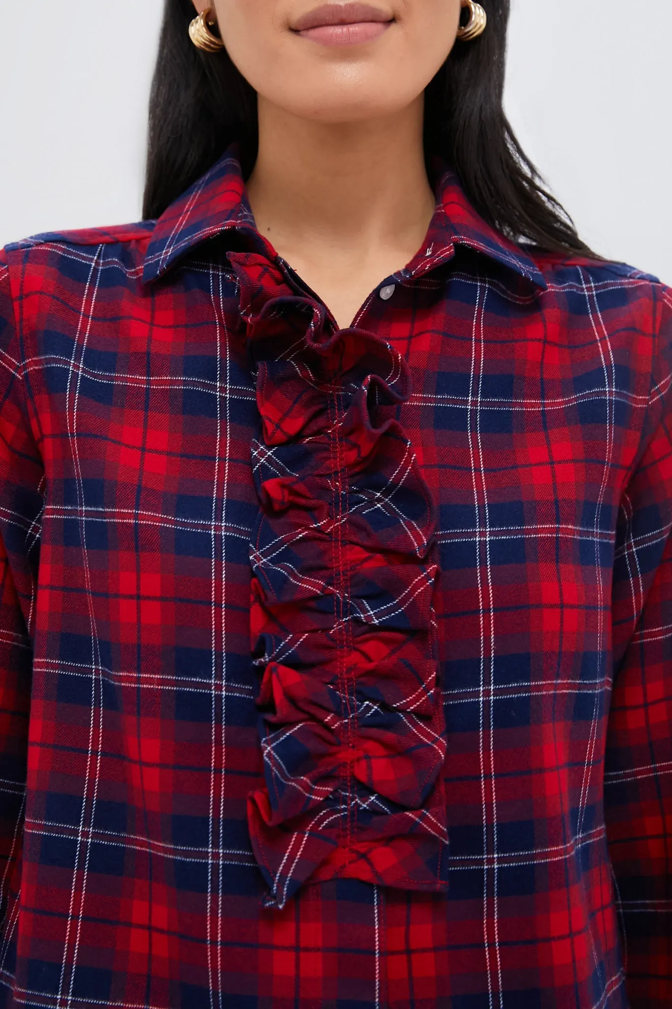 Red Plaid Beaufort Button Down