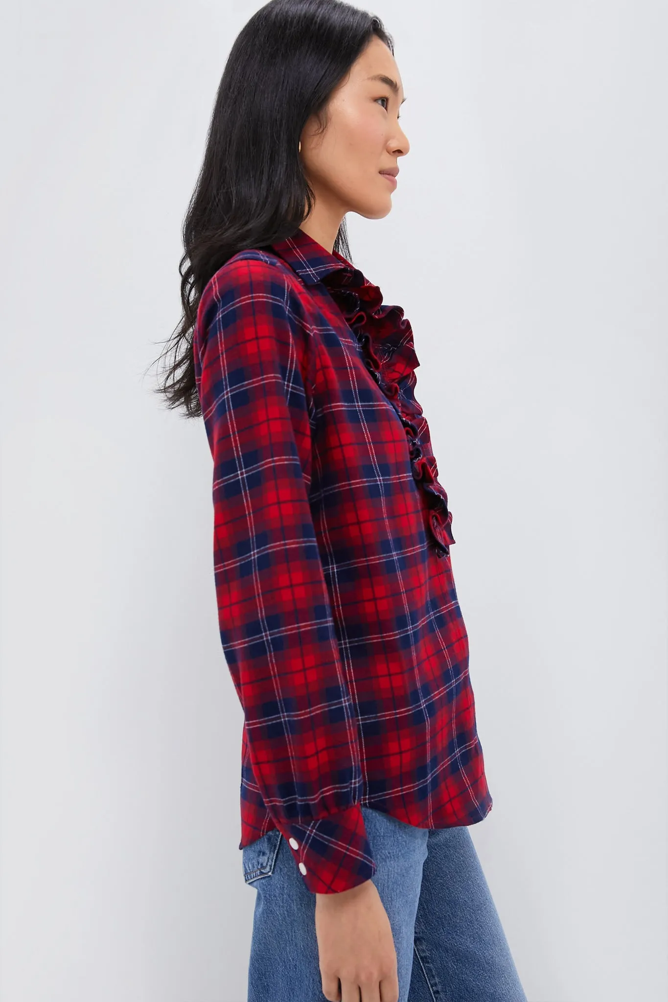 Red Plaid Beaufort Button Down