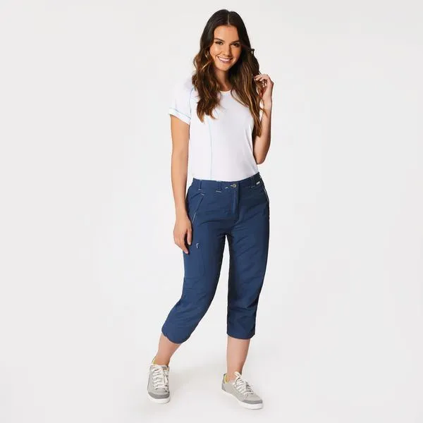 Regatta Womens Chaska Cropped 3/4 Capri Trousers